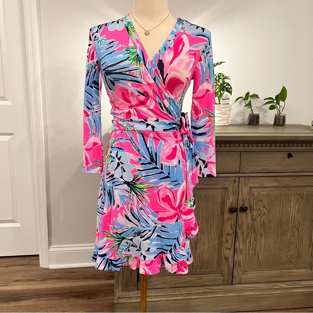 Lilly Pulitzer Jessalynne Romper in “Cockatoo Pink Pretty” | Size XXS